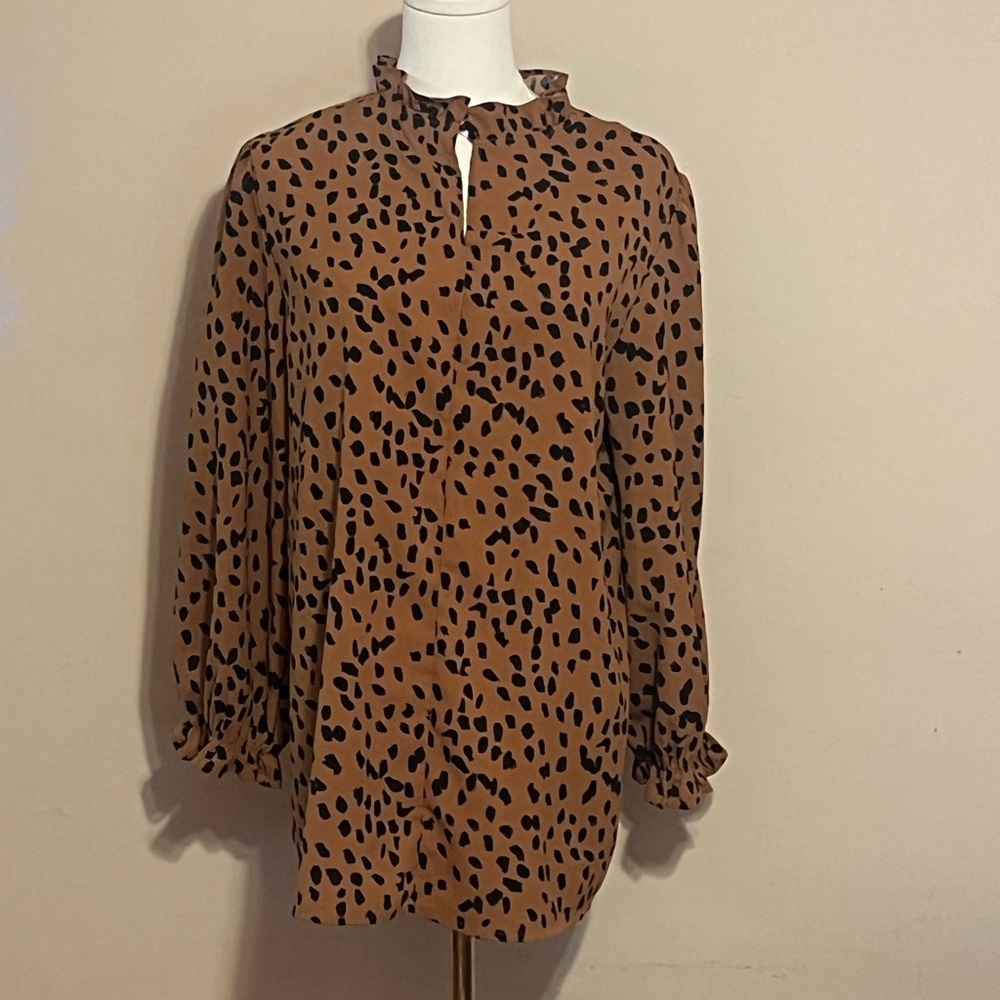 Leopard Print Women's Top